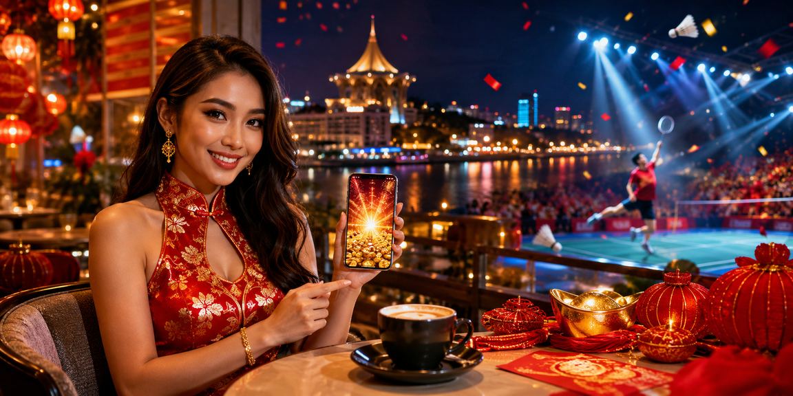Paparan aplikasi kasino mudah alih di Kuching